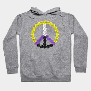 Nonbinary Peace Hoodie